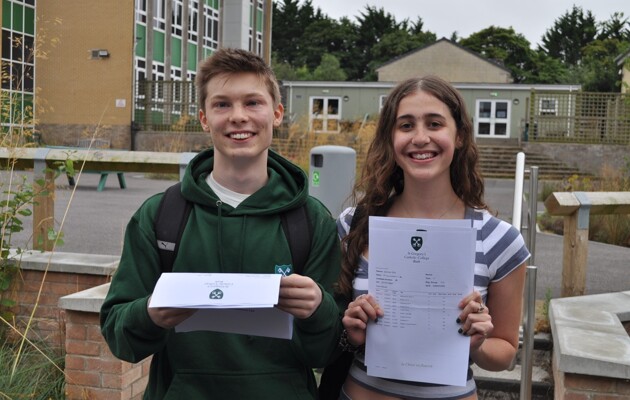 Shrieks of delight and tears of joy for GCSE students!