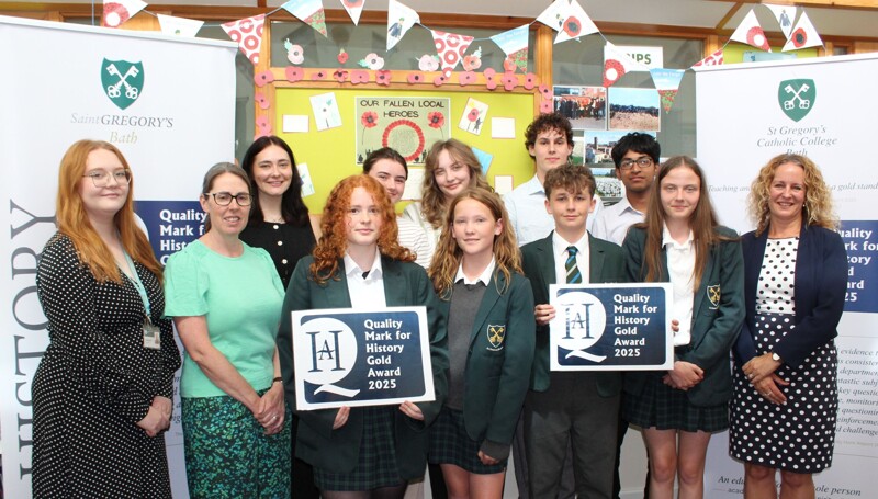 Bringing the past to life: St Gregory’s reaffirmed as Gold in prestigious national History accreditation