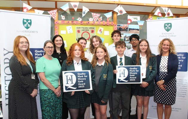Bringing the past to life: St Gregory’s reaffirmed as Gold in prestigious national History accreditation