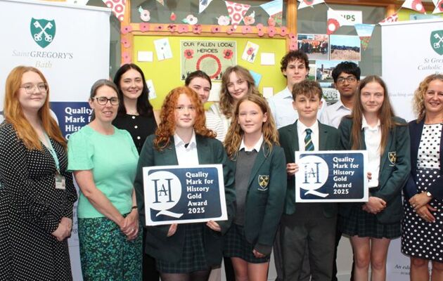 Bringing the past to life: St Gregory’s reaffirmed as Gold in prestigious national History accreditation