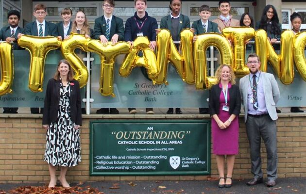 St Gregory's Catholic College achieves top marks across the board in CSI inspection